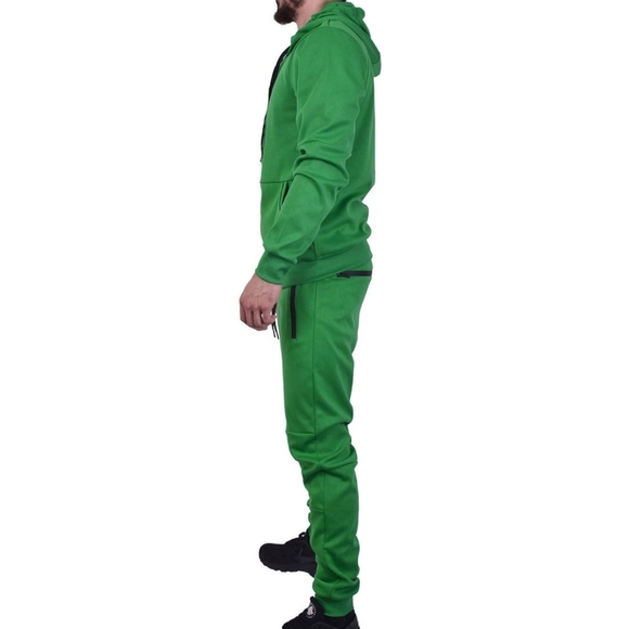 Riflessi Men's Tech Fleece Tracksuit - Kelly Green - Runs Small - Picture 3 of 11